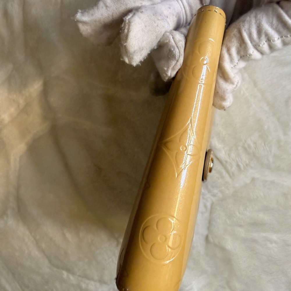 Louis Vuitton Yellow Monogram Vernis Wallet - Picture 9 of 16